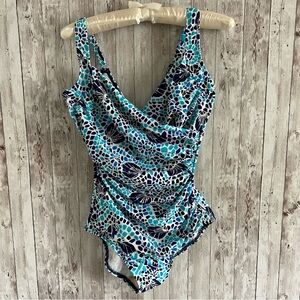 Miraclesuit Sanibel One Piece Swimsuit Shell Tile 8